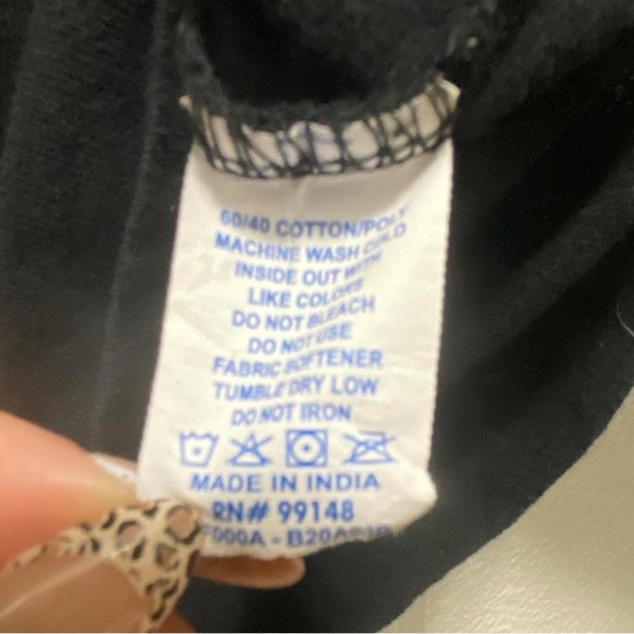 Kids Black Graphic T-Shirt - Picture 5 of 5